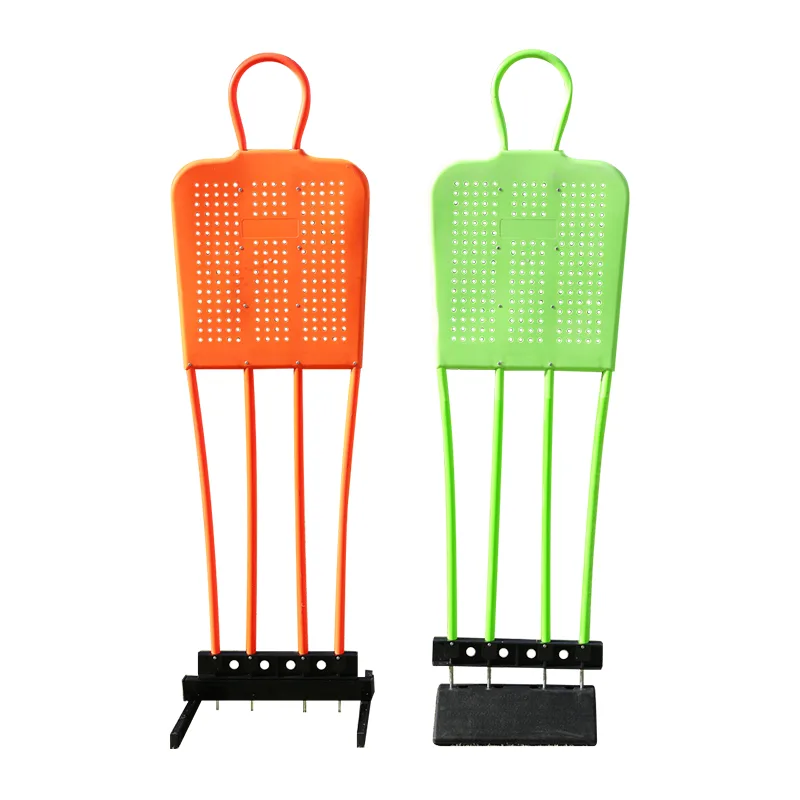 Voetbaltrainingsvoetbaletalagepop met rubberen basis